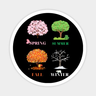 There are four seasons in a year Magnet